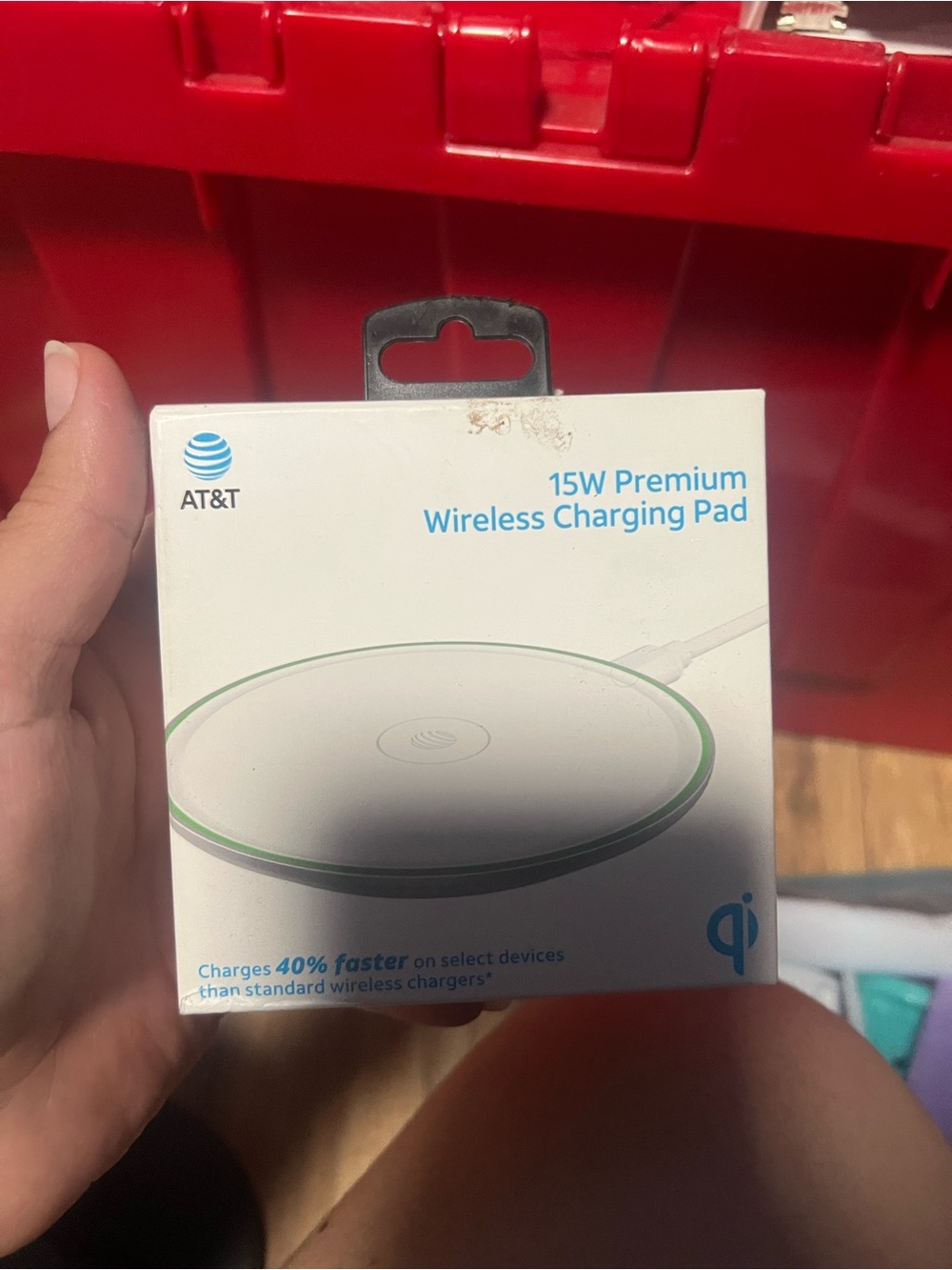 AT&T 15W Premium Wireless Charging Pad - White